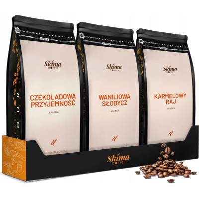 SKIMACOFFEE zrnková 100% Arabica 3 x 1 kg