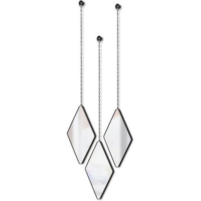 Umbra HK Limited Umbra Комплект от 3бр висящи огледала dima - цвят черен (umbra-358777-040)