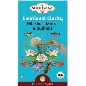 Shoti Maa Био чай Emotional Clarity - хибискус, мента и сладък корен - 16 пакетчета чай
