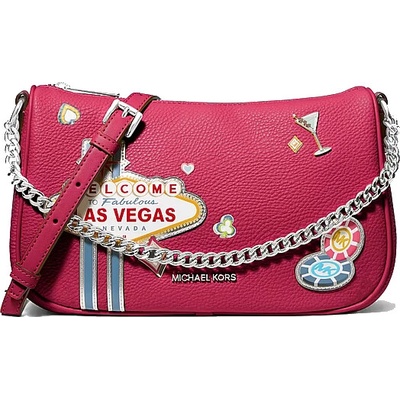 Michael Kors dámská crossbody kabelka 35F5S1QC6V Dark Raspberry