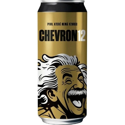 CHEVRON 12 Světlý ležák 11 5 % M.pivovar Havl.Brod 0,5 l (plech)