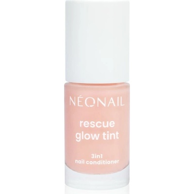 NEONAIL Rescue Glow Tint 3in1 Nail Conditioner pečující lak na nehty odstín Peachy Peach 7.2 ml