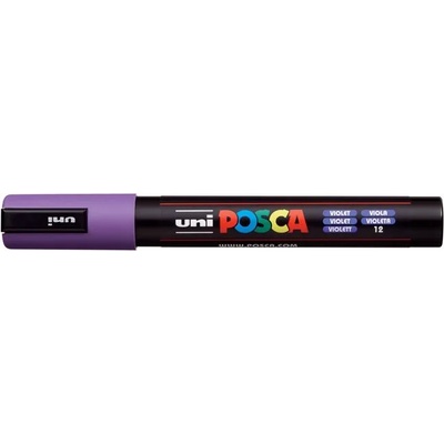 uni Декоративен маркер, 1, 8-2, 5 мм, UNI "Posca PC-5M", лилав 286591000 (286591000)