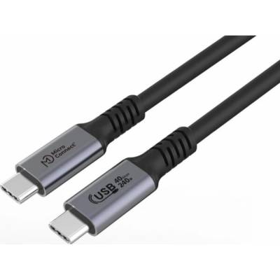 MicroConnect USB4CC3-240W USB-C – USB-C 3m černý