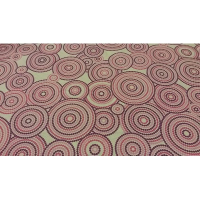 Dekoračná látka MANDALA ECO lila šírka 140 cm