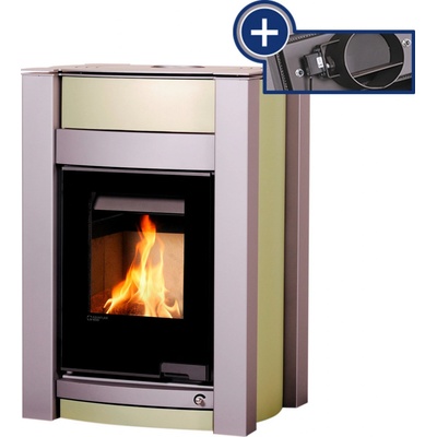 HS Flamingo Aquaflam Vario Kalmar 11/5 kW TV olivová elektronická regulácia