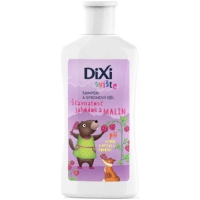 Dixi sprchový gel pro děti jahody a maliny 100 ml