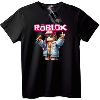 NOONEBRAND Тениска RōBLOX Рапър - L, White