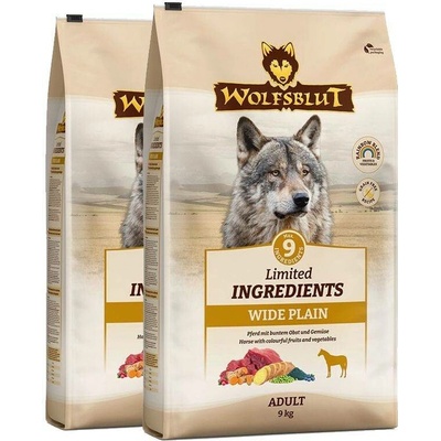 Wolfsblut Limited Ingredients Adult Wide Plain 2 x 9 kg