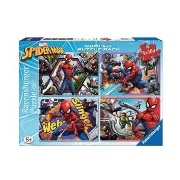 Ravensburger Marvel Spiderman puzzle 4x100pcs