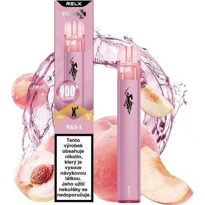 Venix X2 Peach-X 16 mg 900 potáhnutí – Zboží Mobilmania