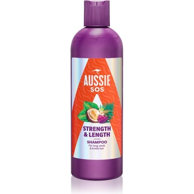 Aussie SOS Strength & Length подсилващ шампоан за дълга коса 300ml