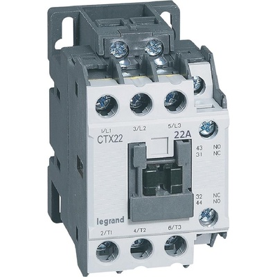 LEGRAND Контактор CTX3-22 3P 11kW (22A AC-3) 1NO-1NC 230V 50/60Hz - 416116 (416116)