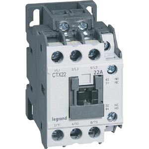 LEGRAND Контактор CTX3-22 3P 11kW (22A AC-3) 1NO-1NC 230V 50/60Hz - 416116 (416116)