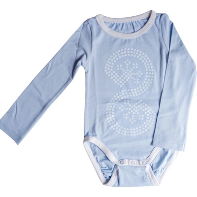 Dětské protiskluzové body Geckoeco blue