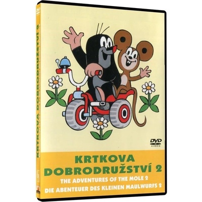 Krtkova dobrodružství 2 papírový obal DVD
