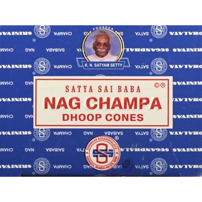 Satya Vonné kužele Nag Champa Sai Baba 10 ks – Zboží Dáma