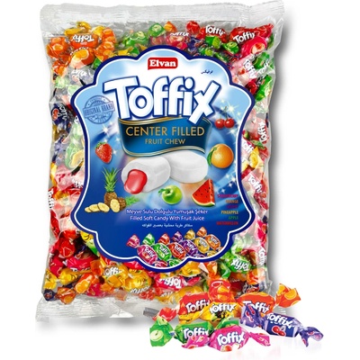 Toffix plněné ovocné bonbóny 1 kg