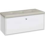 Bogdan Furniture G Шкаф за обувки Мебели Богдан модел 100, Бяло и бежово - bogdanmebel