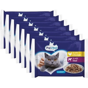 PreVital Cat Консерва пиле/телешко в сос 28 x 100 г