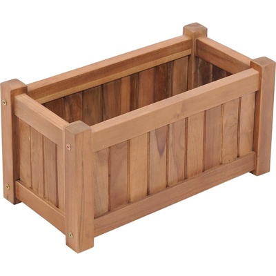 VidaXL Vyvýšený záhon 50 x 25 x 25 cm masivní teakové dřevo