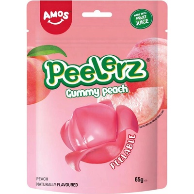 Amos Peelerz želé bonbóny s příchutí broskve 65 g