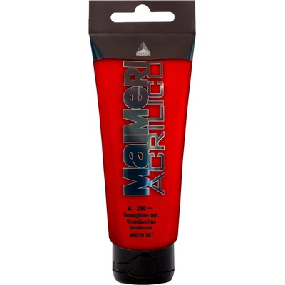 Maimeri Acrilico АКРИЛНА боя Vermilion (Hue) 280 200 ml 1 бр (M0924280)