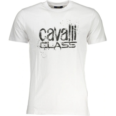 Cavalli class Мъжка тениска с къс ръкав cavalli class, Цвят Бял (qxt62pjd060_bi00053)