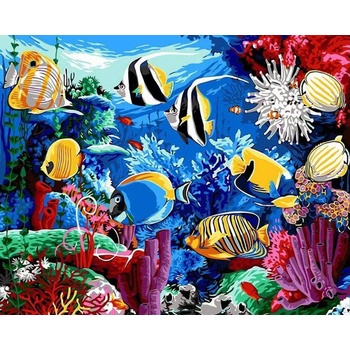 Norimpex - Puzzle Diamant painting: Underwater world 30x40cm - 1 - 39 piese