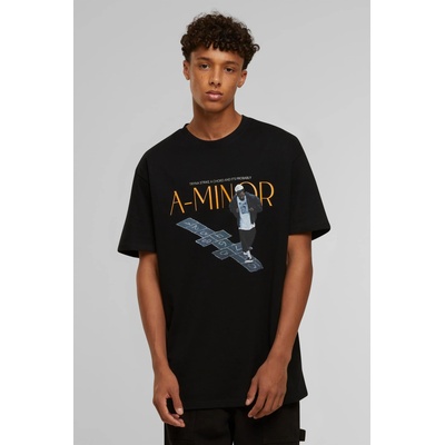Mister Tee Тениска A-Minor Oversize Tee black XXLUB-MT3597-00007 - Тъмносив, размер S