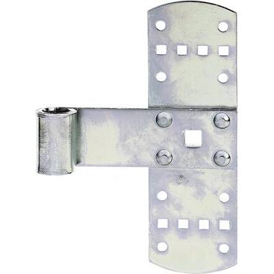 Stavebný záves záves Typ 50, 160x50x13 mm galvanicky hrubovrstevne pozinkovaný