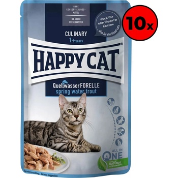 Happy Cates Meat in Sauce Culinary Quellwasser Forelle 85 g