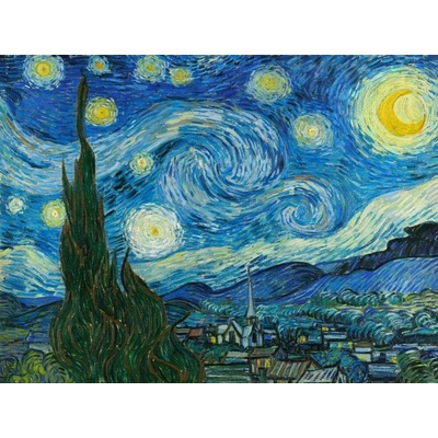 Hvězdná noc 1 deska 70x50