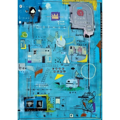 KS Games - Puzzle Blue Composition - 1 000 piese