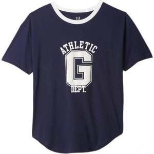 GAP Frch ss organic vintage Тъмносин, бяло m (500012-02)