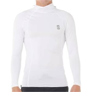 Rip Curl Мъжка плажна тениска от ликра Rip Curl Search UPF Perf Hood L/S Lycra - White - размер XXL (050-2299-0216)
