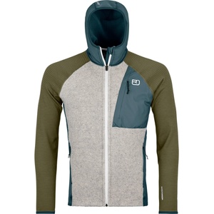 Ortovox Мъжко вълнено яке Ortovox Fleece Grid Plus Classic Knit Hoody Fleece jacket - Dark Arctic Grey - размер M (005-4989-0412)