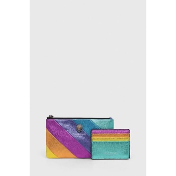 Kurt Geiger London kožená peněženka a držák na karty vícebarevná 9546169109