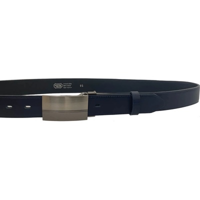Penny Belts pánský kožený opasek 35-020-1PS-56 modrý