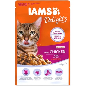 Iams Senior Cat пиле 85 г