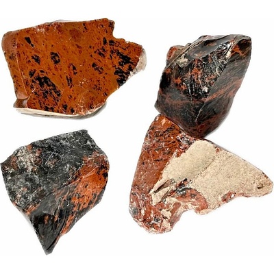 Nefertitis Obsidián mahagon surový USA NF44016 - EXTRA LARGE - cca 6 - 8 cm
