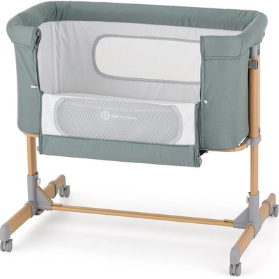 PETITE&MARS Postýlka dětská polohovatelná Grace Compact Foggy Green – Zboží Mobilmania