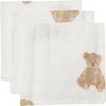 Jollein Муселинови кърпи Jollein - Teddy Bear, 31 x 31 cm, 3 броя (537-848-66095) - ozone