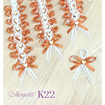 Krajkové svatební vývazky K22 (Orange) – Zbozi.Blesk.cz