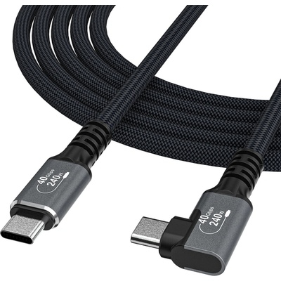 Wozinsky WPS2-UY41S USB4 USB-C – USB-C 40 Gb/s 240W 2m černý