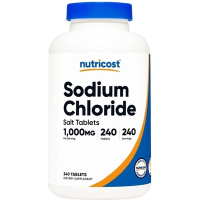Nutricost Sodium Chloride 1000 mg [240 Таблетки]