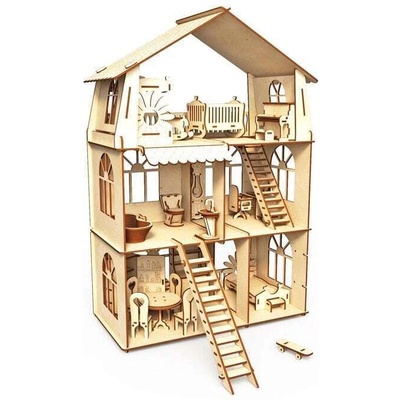 Woodpy Вила с мансарда - обзаведена