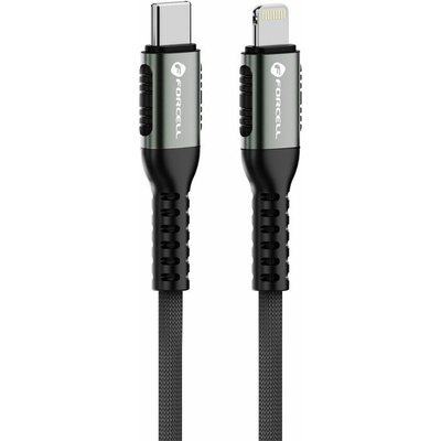 Forcell C259 USB-C na Lightning (PD 3A 27W), 3m, černý