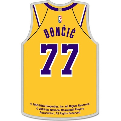 Wincraft odznak Los Angeles Lakers NBA Collector Pin Jewelry Card Luka Doncic