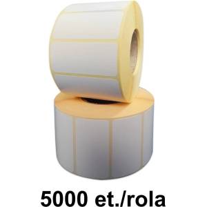 ZINTA Самозалепващи TH етикети ZINTA 50х25 mm, 5000 ет. /ролка (50X25X5000-TH)